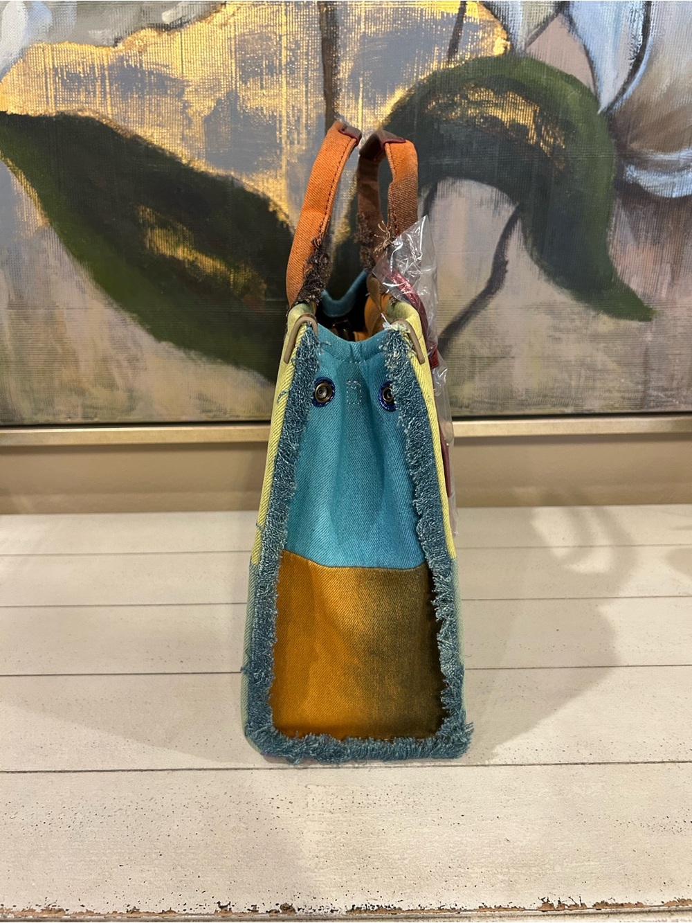 Kurt Geiger Denim MultiColor Tote-NWT - Picture 5 of 14